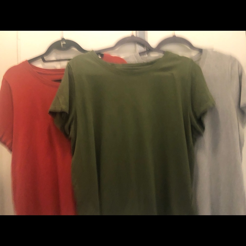 Three J Crew tees